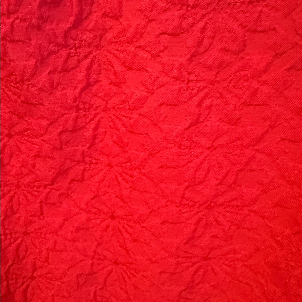 Red Square Neck Dress - Picture 5 of 5